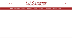 Desktop Screenshot of hullaccountants.com